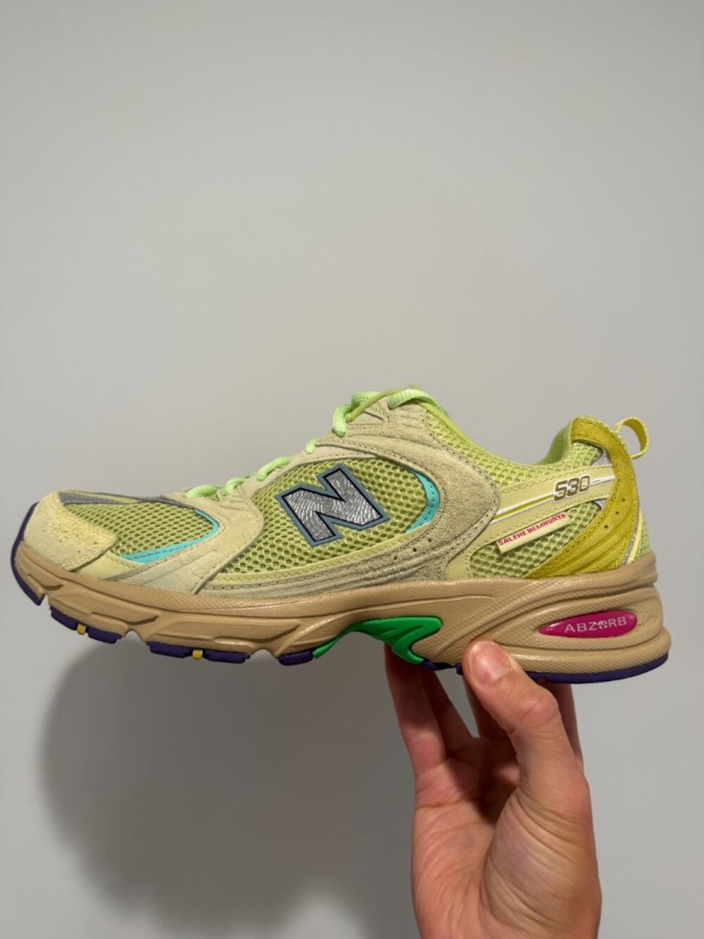 Salehe Bembury x New Balance 530 Prosperity Be The Prize - Size 11.5 - Picture 11 of 16